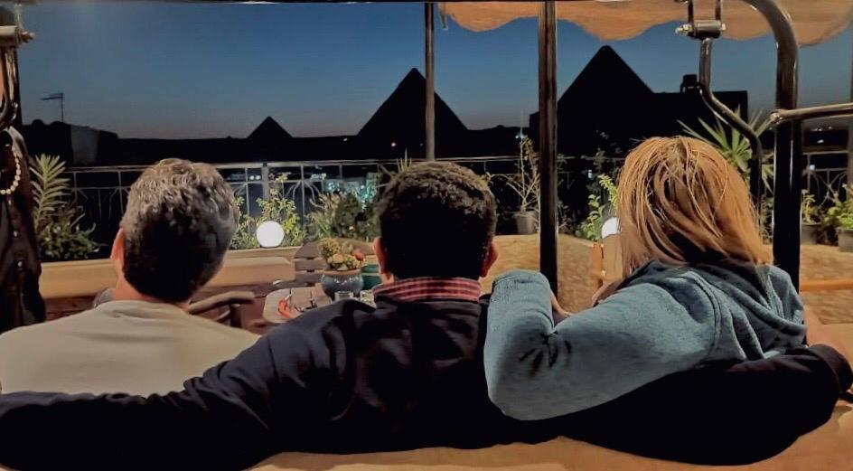 Draz Pyramids View Bed & Breakfast Kafrat al Jabal Exterior foto
