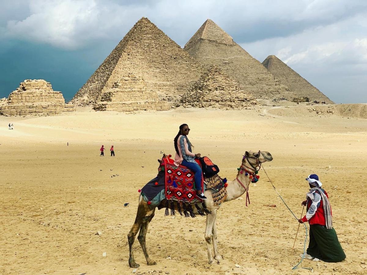 Draz Pyramids View Bed & Breakfast Kafrat al Jabal Exterior foto