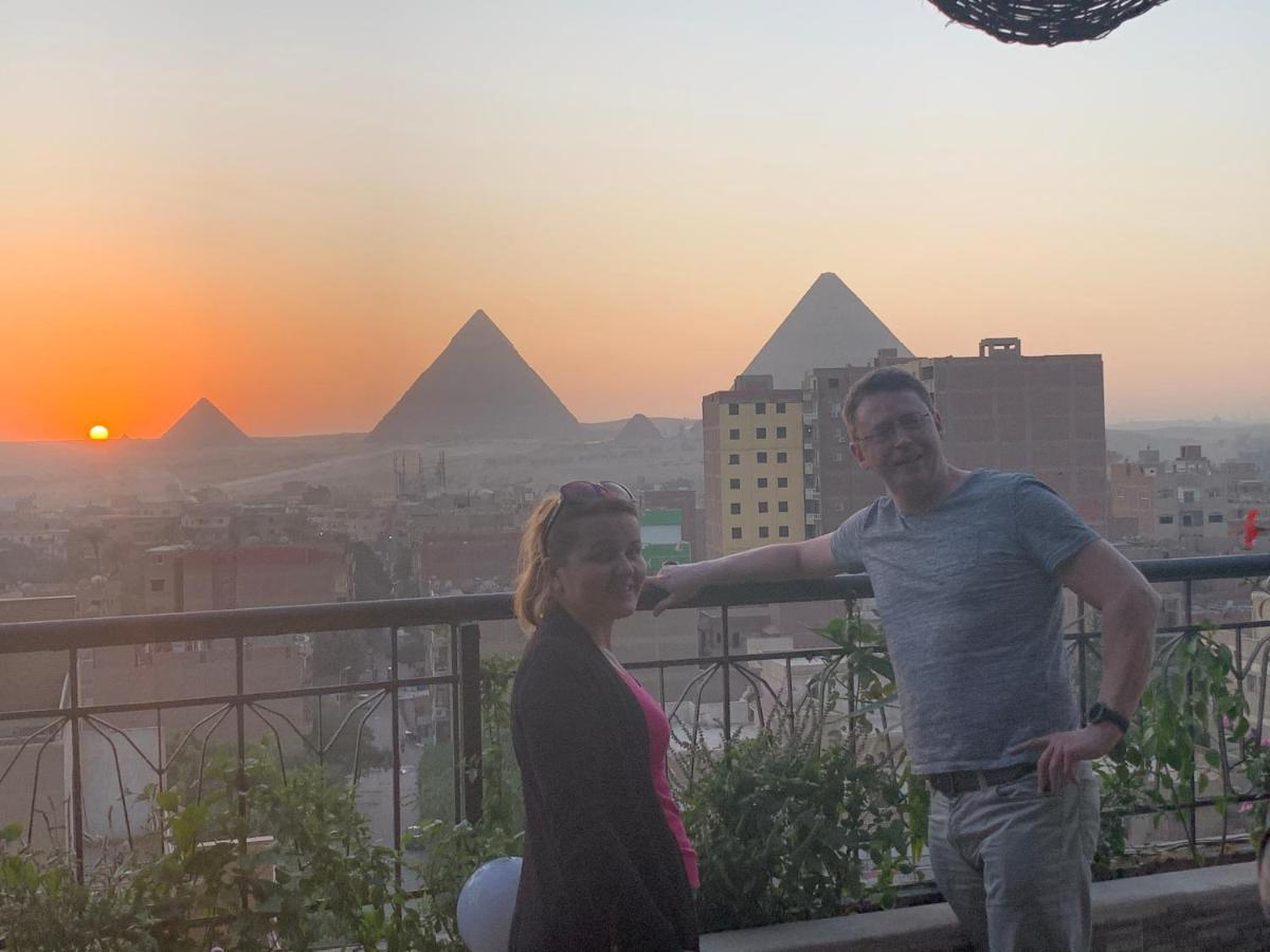Draz Pyramids View Bed & Breakfast Kafrat al Jabal Exterior foto